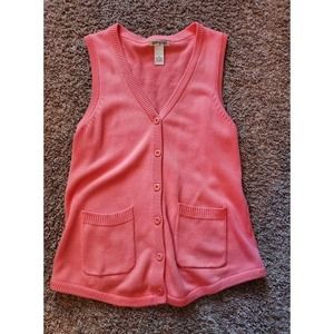 Orvis Sleeveless Cardigan Vest‎ Size Small